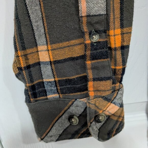 Legendary Whitetails Men's Buck Camp Flannel Shirt, Brown Plaid, XL, Long Sleeve - Picture 7 of 16